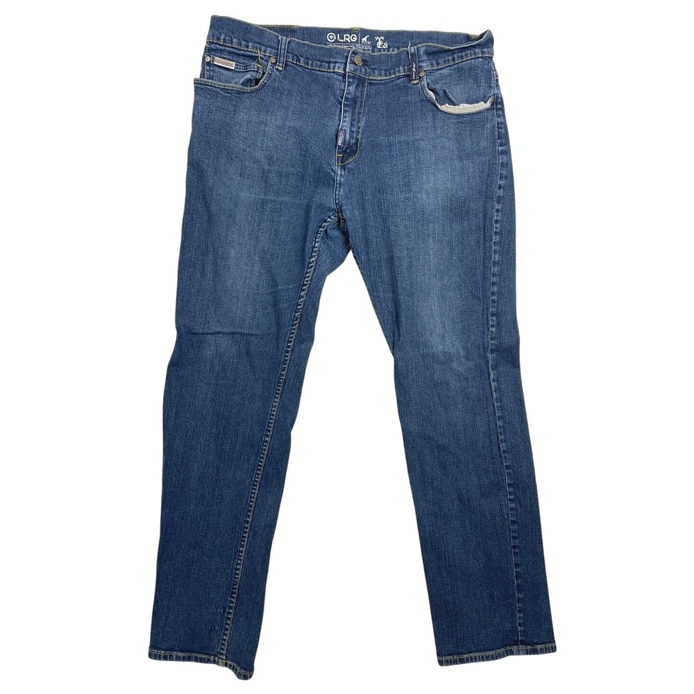 LRG Lifted‎ Research Group Mens Blue Denim Jeans Straight Leg Size 40 Streetwear
